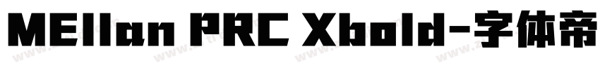 MEllan PRC Xbold字体转换